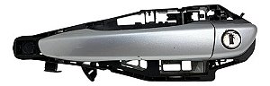 Maçaneta Externa Dianteira Esquerda Peugeot 208 2021 A 2025 Cinza Dianteira