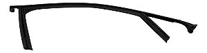 Canaleta Porta Dianteira Direita Peugeot 208 2021 A2025 Preto