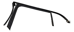 Canaleta Porta Traseira Esquerda Peugeot 208 2021 A 2025 Preto