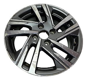 Roda Aro 16 Peugeot 208 2021 2022 2023 2024 3 Prateado