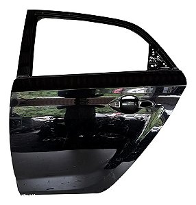 Porta Traseira Esquerda Hyundai Hb20 Hatch 2013 A 2019 Traseira Esquerdo Preto