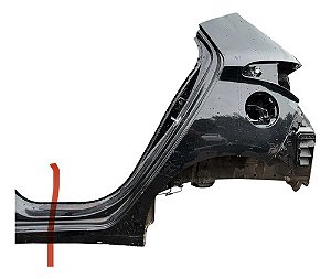 Lateral Traseira Esquerda Hyundai Hb20 Hatch 2013 A 2019 Preto