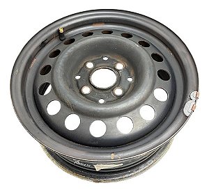 Roda Ferro Aro 14 Vw Gol Saveiro G5 G6 G7 G8 Preto