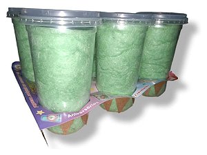 Algodão Doce Verde Pote 20g C/6 Unid - Buschle