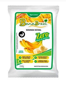 Doce Banana Bananada Natural Zero C/10 unids de 23g