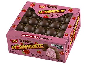 Marshmallow Chocolate Topbel Moranguete C/ 50un - 900g