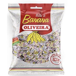 Bala de Banana Oliveira 500g