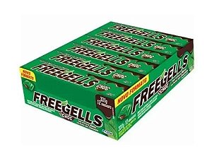 Bala Drops Freegells Menta Chocolate C/ 12u 334,8g