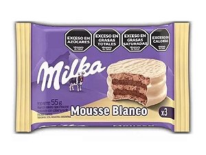 Alfajor Milka Argentino Mousse Blanco 55g