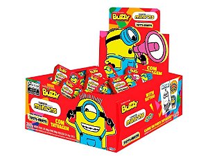 Chiclete  Minions Buzzy Tutti Frutti C/ 90 unid 360g