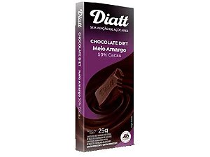 Chocolate Diet Meio Amargo 50% Cacau Diatt 25g