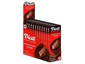Chocolate Diet ao Leite Diatt 25g C/ 12 Unidades