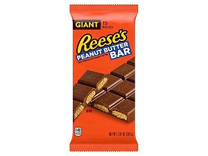 Barra Reese's Peanut Butter Bar Giant 208g - Importado EUA