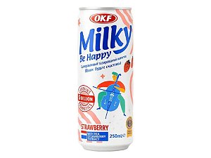 Refrigerante Coreano Milky Sabor Morango 250ml - Importado