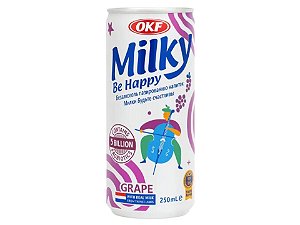 Refrigerante Coreano Milky Sabor Uva 250ml - Importado