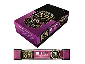 Chocolate 1891 Dark 70% Cacau C/ 40 unid 360g