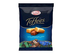 Bala Caramelos Toffees Sortida Embaré Pacote 600g