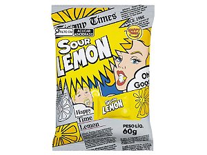 Bala Super Azeda Sour Lemon Happy Time 60g - Importada