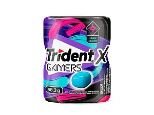 Chiclete Trident Acid Blueberry Gamers Pote 48,3g