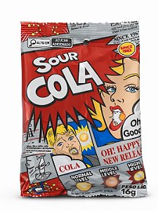 Bala Super Azeda Sour Cola Happy Time 16g - Importada