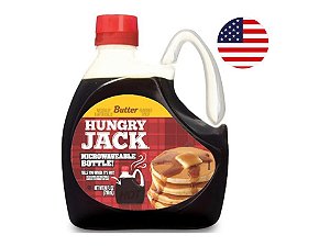 Calda Panqueca e Waffle Hungry Jack Butter 710ml - EUA