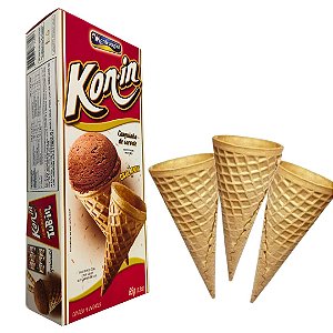 Casquinha de Sorvete Crocante Kon-In C/ 16 Un - Montevérgine