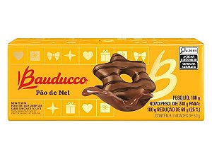 Pão de Mel Bauducco Chocolate C/ 6 Unid 180g