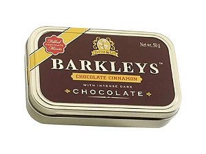 Pastilhas Barkley's Intense Dark Chocolate Cinnamon Lt 50g