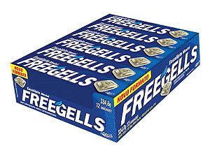 Bala Drops Freegells Eucalipto Riclan C/ 12u 334,8g