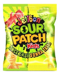 Balas Sour Patch Kids Mix Frutas Jelibon 80g - Importado