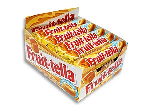 Bala Fruit-Tella Caramelo e Leite C/ 15 unid 615g