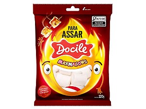 Marshmallow Para Assar Maxmalloows Docile 220g