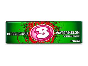 Chiclete Bubblicious Watermelon Bubble Gum 40g - Importado EUA