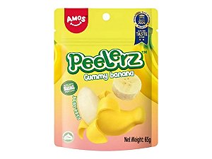 Bala Descascável 3D Peelerz Gummy Banana Amos 65g Importada