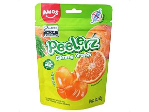 Bala Descascável 3D Peelerz Gummy Laranja Amos 65g Importada