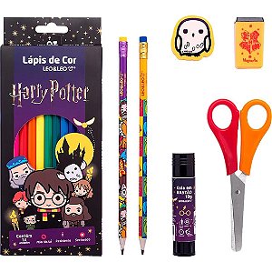 Kit Escolar Harry Potter 7 itens
