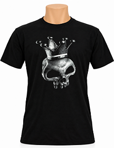 CAMISETA MASCULINA CAPITAL INICIAL CAVEIRA 3D V2