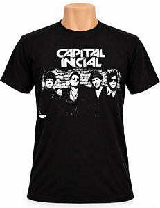 CAMISETA MASCULINA CAPITAL INICIAL MÚSICA URBANA