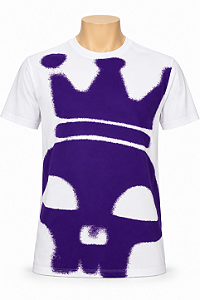 CAMISETA MASCULINA COROA TA25 BRANCA