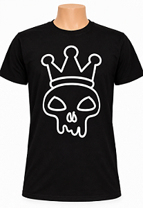 CAMISETA MASCULINA COROA VAZADA 2026 PRETA