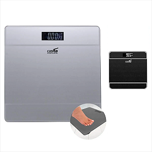 Balança Digital Corporal De Banheiro E Academia Fitness 180 Kg Em Vidro