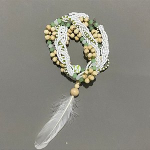 Braja Caboclo pena branca 7 fios