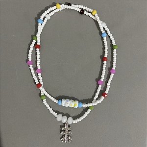 Guia de 7 linhas com cristais