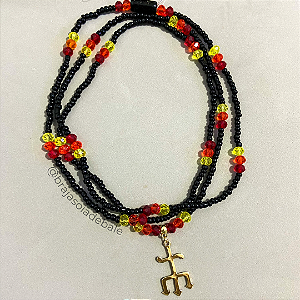 Guia de Exu pinga fogo, brasinha