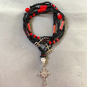 Guia de Exu 2 fios com murano