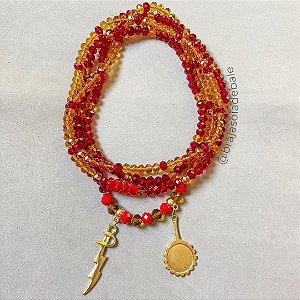 Guia de Iansa e Oxum em cristal