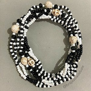 Guia de exu caveira com cranios