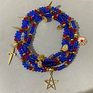 Guia de Cigano azul em cristal