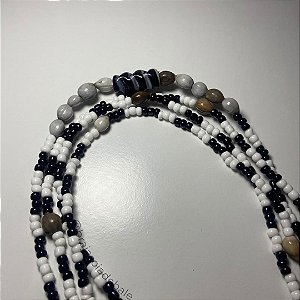 Guia de preto velho miçanga e lagrimas de nossa senhora