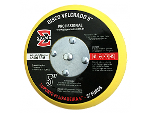 Disco Velcrado 5" Sem Furos Sigma Tools